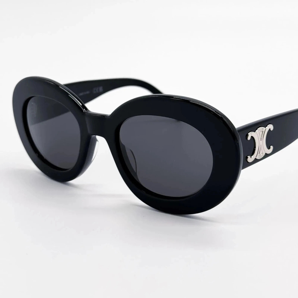 NWT Celine CL40312U-01A-53 Black 53mm Sunglasses - Picture 4 of 5